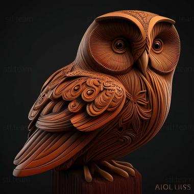 3D модель Otus alius (STL)